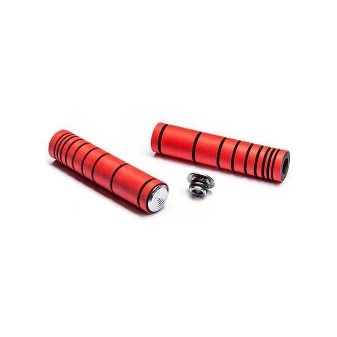 ГРИПОВЕ AB SILICONE ALU BAR END RED